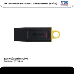 USB 128GB Kingston 3.2 DataTraveler Exodia (DTX/128GB) Chính Hãng