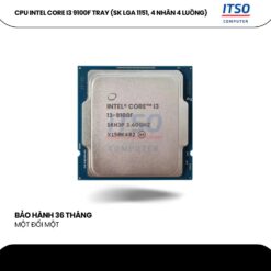 Bộ xử lý CPU Intel Core i3 9100F Tray (3.6GHz up to 4.2GHz, 4 nhân, 4 luồng, 6MB, 65W, No IGPU)