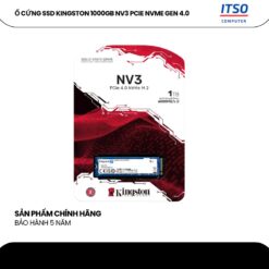 Ổ cứng SSD 1TB Kingston NV3 (SNV3S) PCIe GEN 4.0 chính hãng