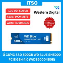 Ổ Cứng SSD 500GB WD BLUE SN5000 PCIE GEN 4.0 (WDS500G4BOE)