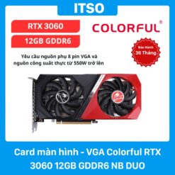 Card màn hình VGA Colorful RTX 3060 12GB GDDR6 NB DUO