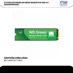 Ổ Cứng SSD 500GB WD Green SN3000 PCIE GEN 4.0 (WDS500G4GOE)