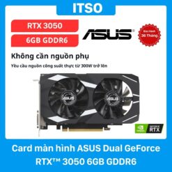 Card màn hình ASUS Dual GeForce RTX™ 3050 6GB OC GDDR6