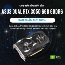 Card màn hình ASUS Dual GeForce RTX™ 3050 6GB OC GDDR6