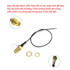Bộ card WIFI 5 Intel AC 9260 khe M.2 dành cho PC
