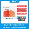 Phần mềm Microsoft Office 365 Personal 12 tháng, Full Box + Key