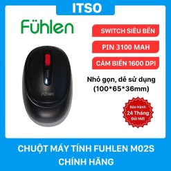 Chuột không dây Fuhlen M02S chính hãng - Pin Siêu Trâu 3100mAh