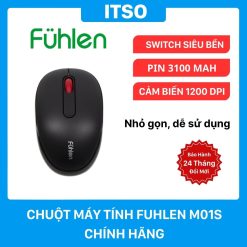 Chuột Không Dây Fuhlen M01S Chính Hãng - Pin Siêu Trâu 3100mAh