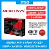 Router WiFi 6 MERCUSYS MR80X Chuẩn AX3000 – Tốc Độ Đỉnh Cao, Kết Nối Mượt Mà