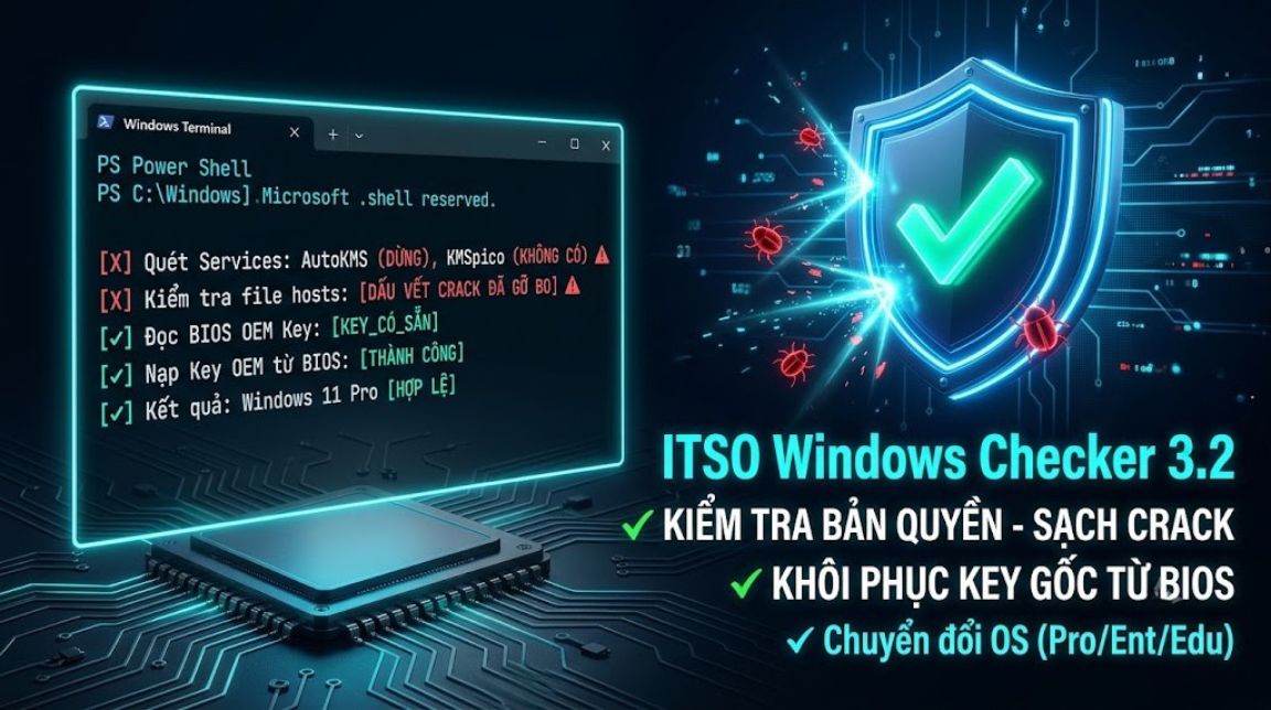 Tải về IWC - Công cụ Kiểm tra bản quyền Windows toàn diện và loại bỏ hoàn toàn crack Windows 10, 11 1 IWC - Công cụ Kiểm tra bản quyền Windows toàn diện và loại bỏ hoàn toàn crack Windows 10, 11