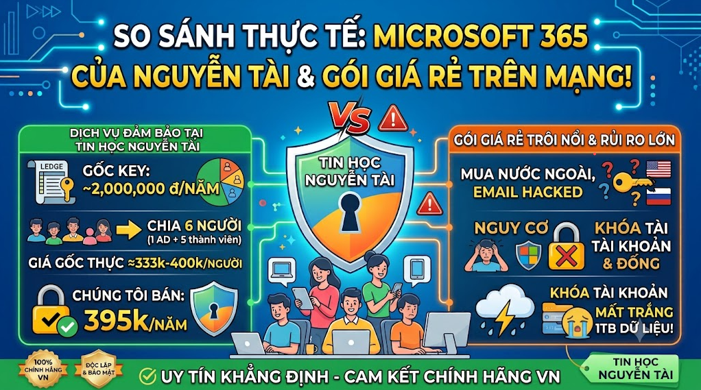 Chia sẻ gói Microsoft Office 365 chính chủ, chính hãng tại Việt Nam, ổn định tuyệt đối 2 Chia sẻ gói Microsoft 365 chính chủ, chính hãng tại Việt Nam, ổn định tuyệt đối