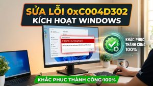 Sửa lỗi 0xC004D302 khi kích hoạt Windows, khắc phục thành công 100%