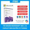 Tài khoản Microsoft Office 365 + AI Copilot bản quyền by ITSO - 1 Năm