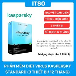 Phần mềm diệt virus Kaspersky Standard (1 thiết bị/ 12 tháng)