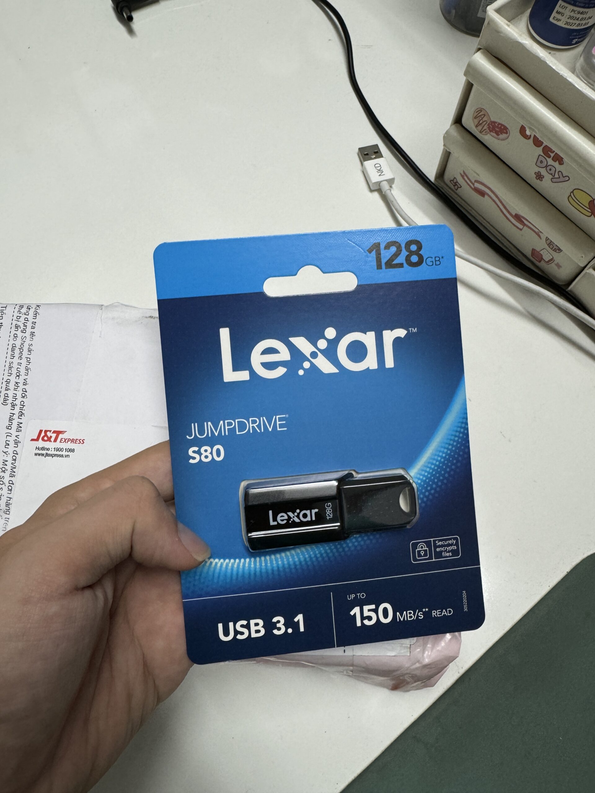 USB 128GB Lexar 3.1 JumpDrive S80 chính hãng