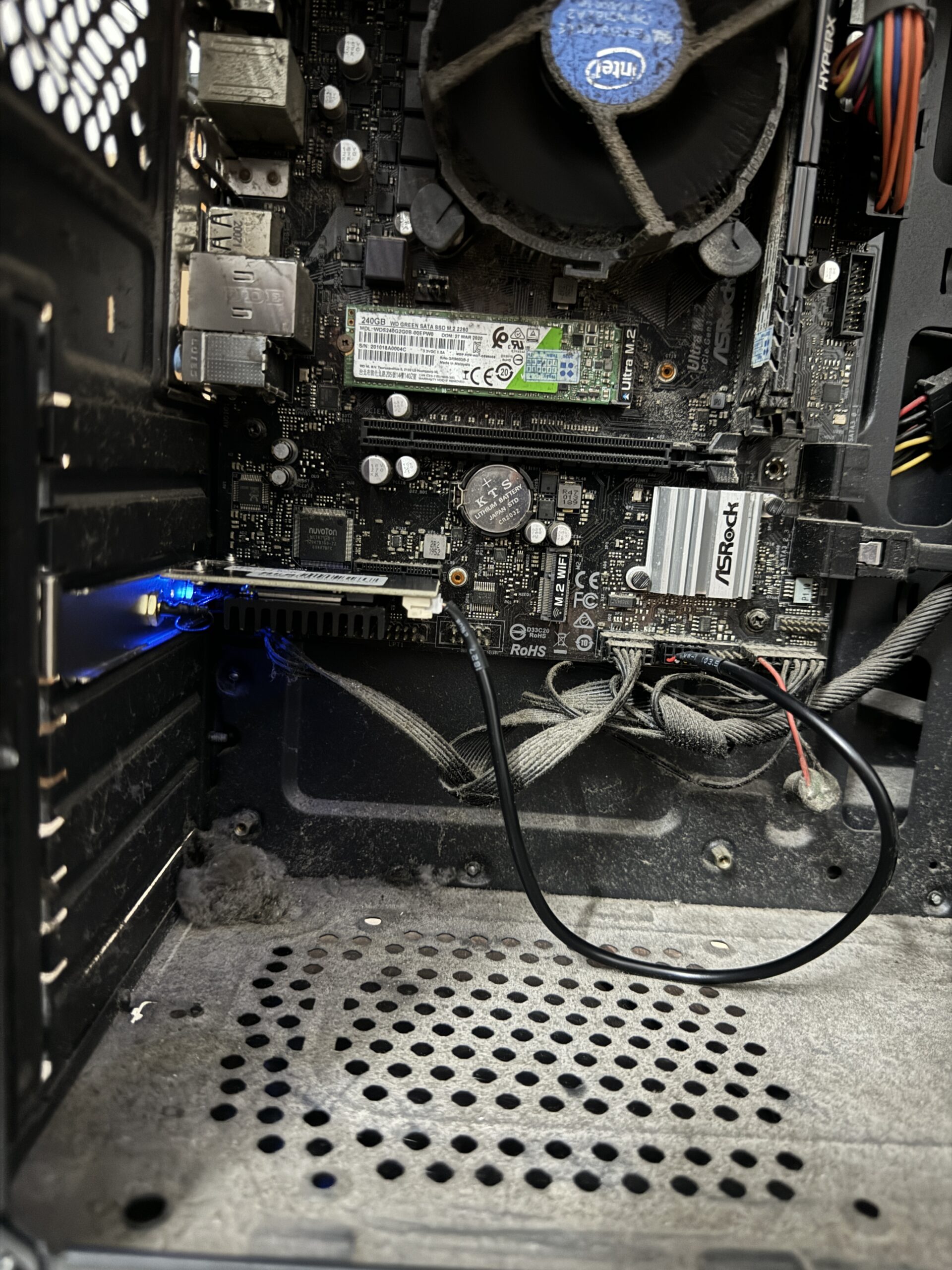Card WIFI Intel WIFI-6 AX200 khe PCI tích hợp Bluetooth 5.2 có tản nhiệt