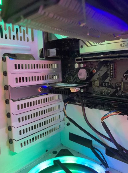 Card WIFI Intel WIFI-6E AX210 khe PCI tích hợp Bluetooth 5.4 có tản nhiệt